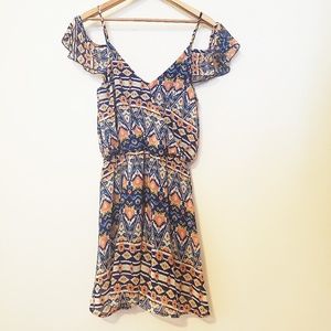 Peach Royal Aztec Dress